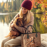 DachyCharm Carved Grace Leather Bag