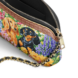 DachyCharm Bloom Buddies Leather Crossbody Bag