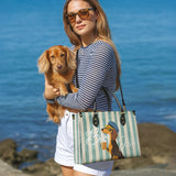 DachyCharm Say Bonjour Leather Bag