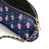DachyCharm Royal Pawty Leather Crossbody Bag