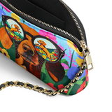 DachyCharm Doxie Dreamscape Leather Crossbody Bag