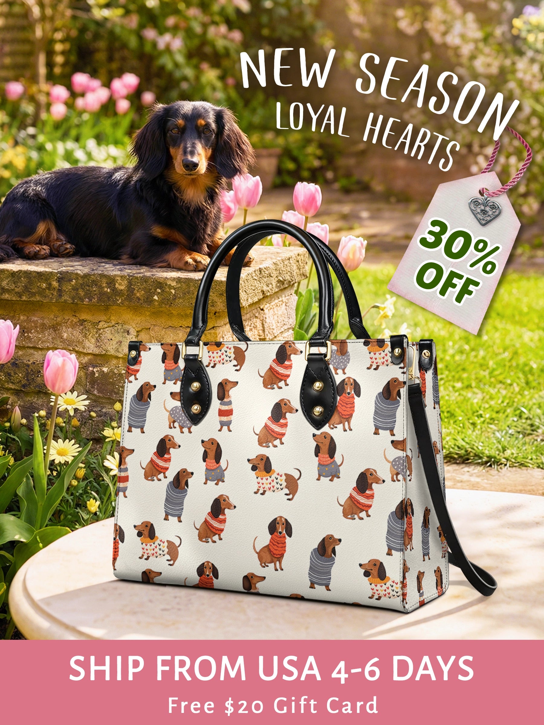 DachyCharm Cuteness Overload Leather Bag