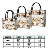 DachyCharm Paws Garden Leather Bag