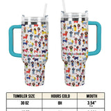 DachyCharm Doxie Holiday Personalized Tumbler