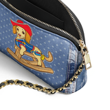 DachyCharm Rodeo Pup Leather Crossbody Bag