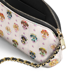 DachyCharm Blooming Wieners Leather Crossbody Bag