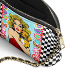 DachyCharm  Wiener Chic Leather Crossbody Bag