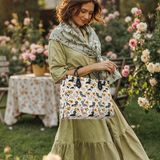 DachyCharm Sunflower Sausage Leather Bag