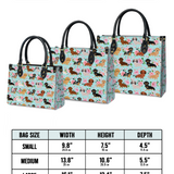 DachyCharm Doxie Garden Leather Bag