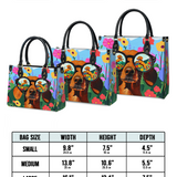 DachyCharm Doxie Dreamscape Leather Bag