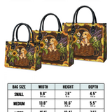 DachyCharm Dachshund Basket Leather Bag