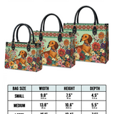 DachyCharm Wildflower Weenie Leather Bag
