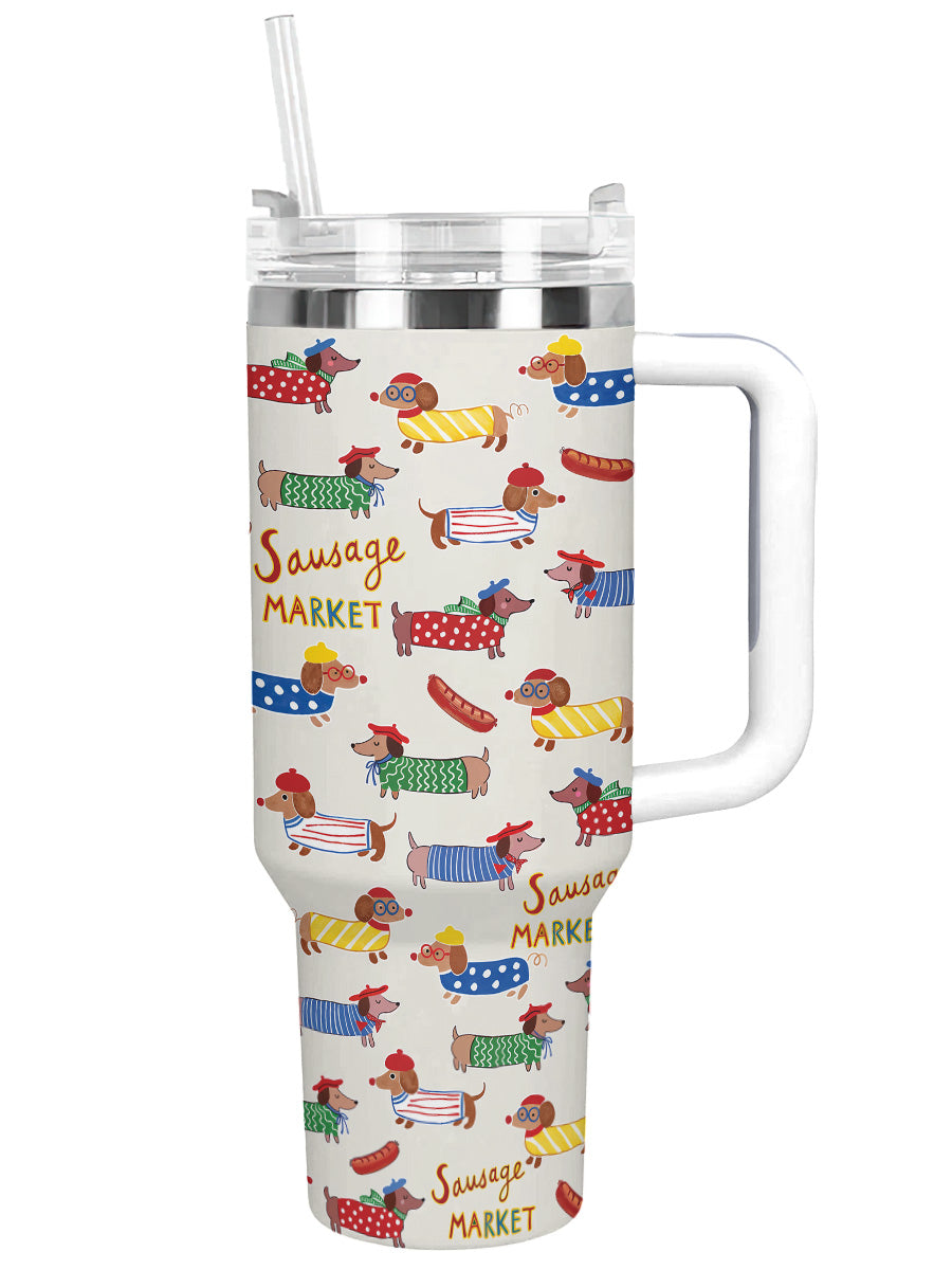 DachyCharm Sassy Sausage Stroll Tumbler