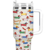 DachyCharm Sassy Sausage Stroll Tumbler