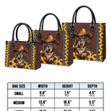 DachyCharm Sunflower Cowboy Leather Bag