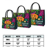 DachyCharm Tropical Doxie Leather Bag