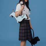 Cute Dachshund Shape Leather Bag
