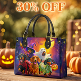 DachyCharm The Howl-o-Ween Squad Leather Bag