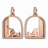 DachyCharm My Little Shadow – Personalized Dachshund Charm Bracelet