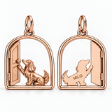 DachyCharm My Little Shadow – Personalized Dachshund Charm Bracelet