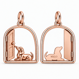 DachyCharm My Little Shadow – Personalized Dachshund Charm Bracelet