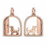 DachyCharm My Little Shadow – Personalized Dachshund Charm Bracelet