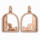 DachyCharm My Little Shadow – Personalized Dachshund Charm Bracelet
