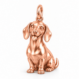 DachyCharm My Exact Doxie – Signature Pose Charm Bracelet