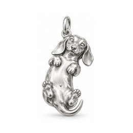 Smooth Hair dachshund charm