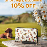 DachyCharm Dachshund Troupe Leather Wallet