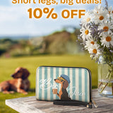 DachyCharm Say Bonjour Leather Wallet