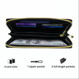 DachyCharm Dachshund Disco Leather Wallet