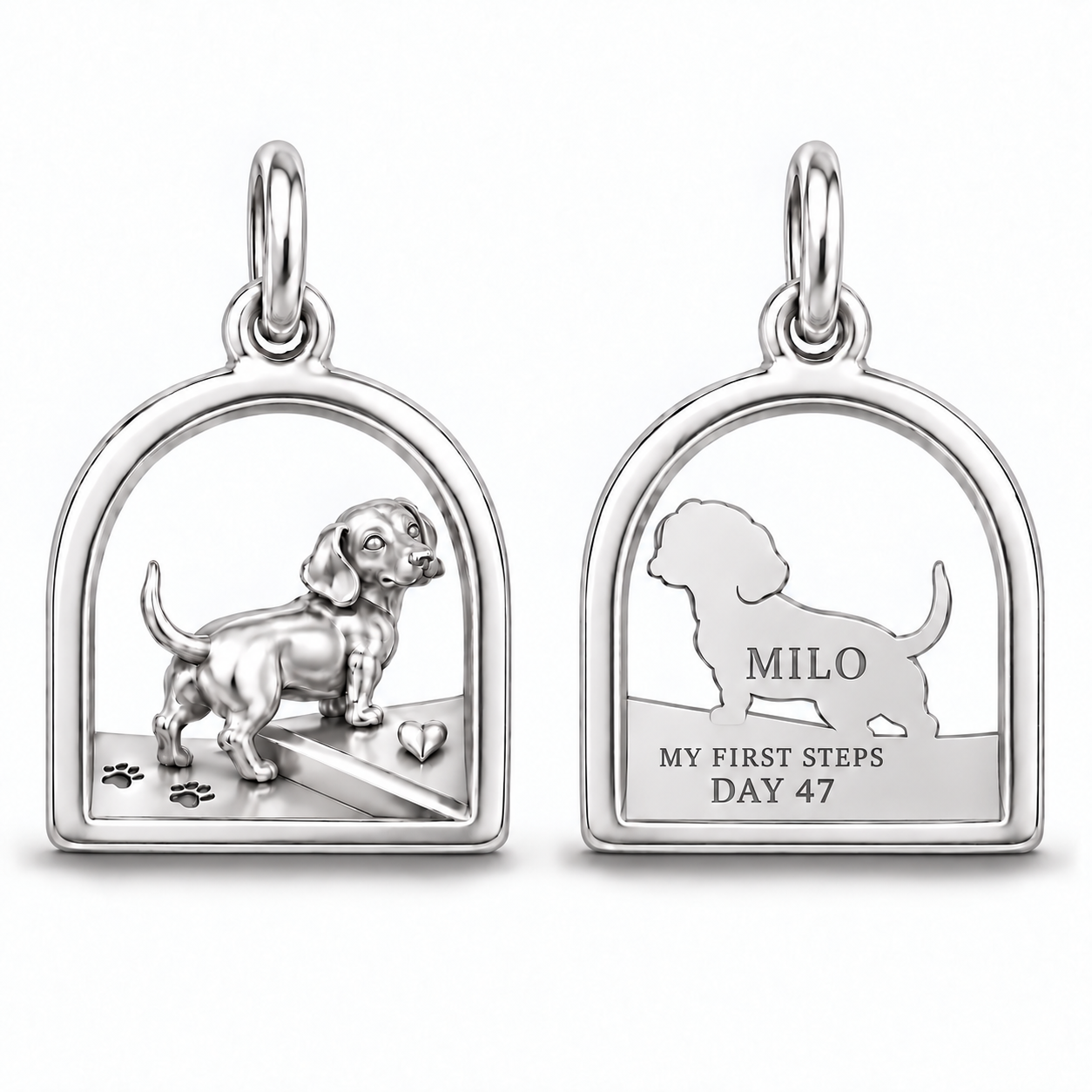 DachyCharm First Steps – Crossing the Threshold Charm Bracelet